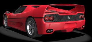 Ferrari F50 Coupe 1/8 modelkit Pocher Rosso Corsa