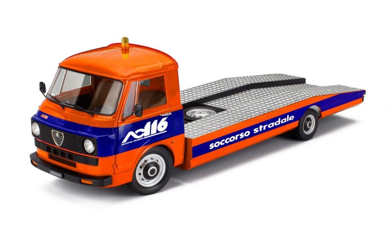 Alfa Romeo A12 (F12) Carro Attrezzi ACI Soccorso Stradale 1977 schaal 1/43 van Mitica