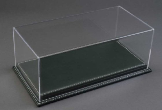 ATLANTIC 1/18 Display Case Mulhouse Green Leather
