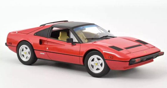 Ferrari 308 GTS 1982 rood 1:18 Norev