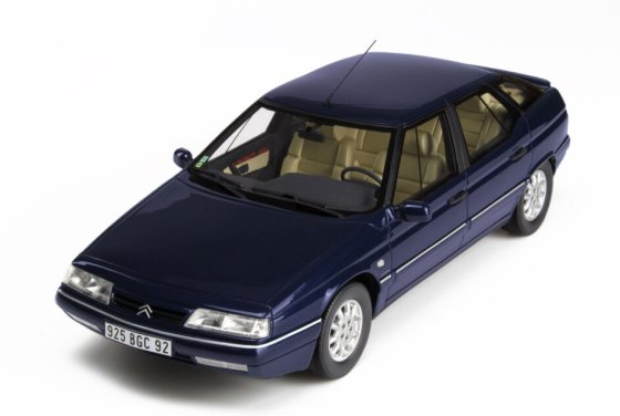 Citroën XM V6 Bleu Saphir modèle réduit 1/18 d'OttOmobile