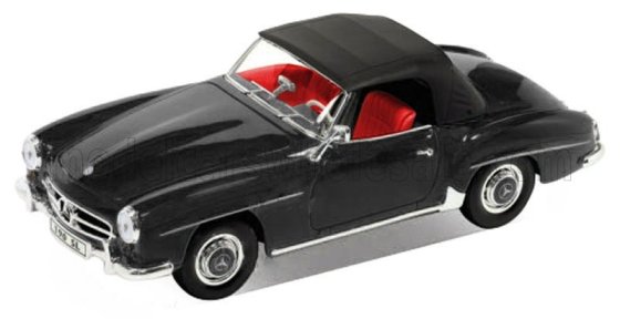 MERCEDES BENZ - SL-CLASS 190SL SPIDER CABRIOLET SOFT-TOP CLOSED 1957 - BLACK