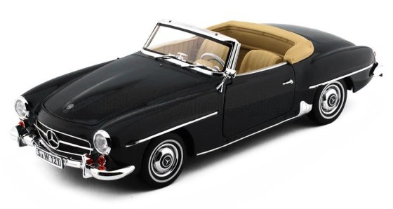 MERCEDES BENZ - SL-CLASS 190SL SPIDER CABRIOLET SOFT-TOP OPEN 1957 - BLACK