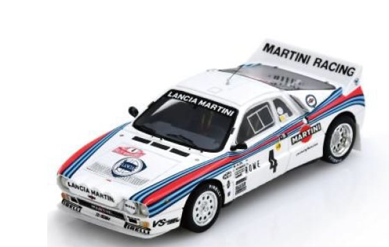 Lancia 037 Rally No.4 2e place Rallye Monte-Carlo 1983 1/43 Spark