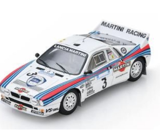Lancia 037 Rally N°3 vainqueur Rallye Acropolis 1983 1/43 Spark