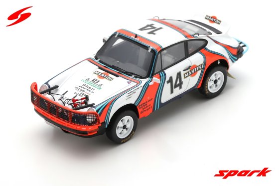 Porsche 911 SC 3.0 No.14 Safari Rally 1978 schaalmodel 1/43 van Spark