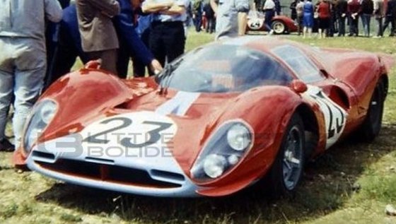 Ferrari 412P #23 Le Mans 1967 modèle réduit 1/18 de TOPMARQUES