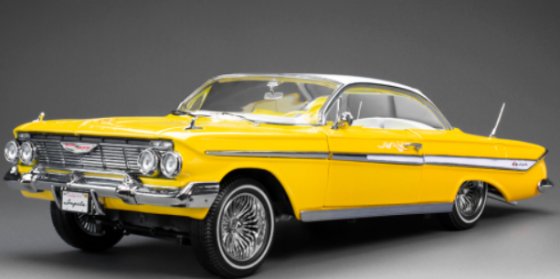 Chevrolet Impala Lowrider Cabriolet 1961 1/18 Sunstar