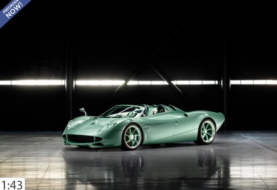 Pagani Huayra Codalunga Speedster Verde Speedster 1/43 BBR