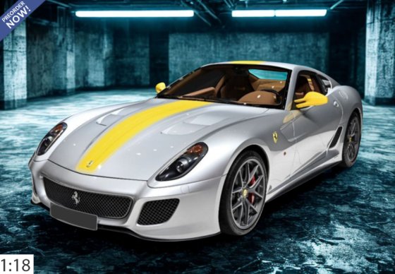 Ferrari 599 GTO 2010 modèle réduit 1/18 BBR