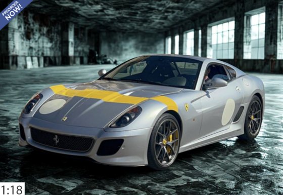 Ferrari 599 GTO 2010 modèle réduit 1/18 BBR