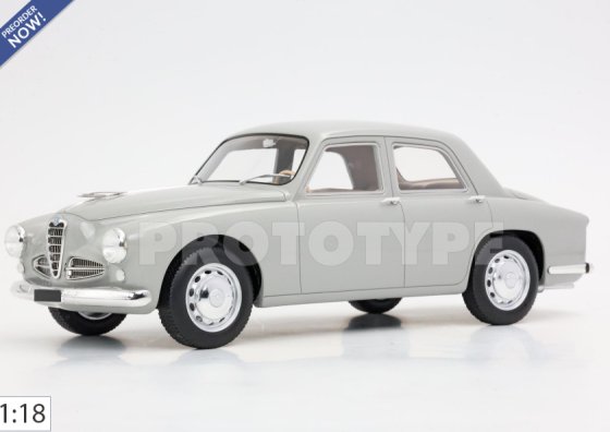 Alfa Romeo 1900 schaalmodel 1/18 BBR Grigio Alba