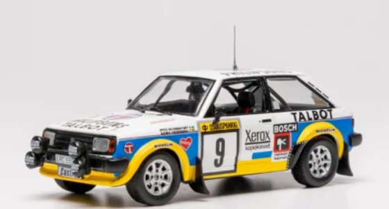 Talbot Sunbeam Lotus, 1000 Lakes Rally, 1981, #9, S.Blomqvist/B.Cederberg, 1:43