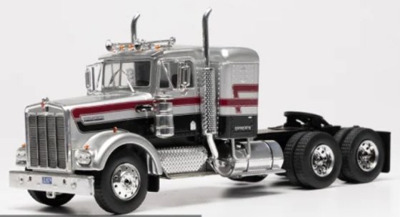 Kenworth W925, silber/Dekor, 1976, 1:43