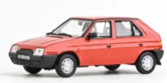 Modèle réduit de Škoda Favorit 136L 1988 1/43 ABREX