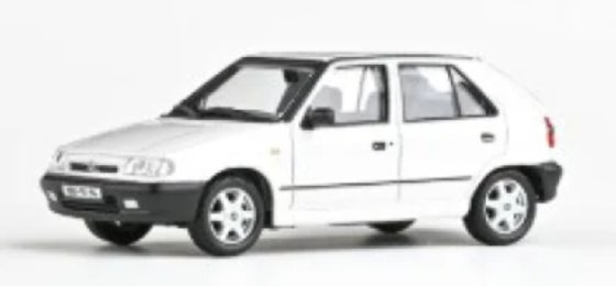 Modèle réduit de Škoda Felicia 1994 en blanc, 1/43, par Abrex