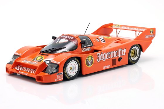 PORSCHE - 956B JAGERMEISTER TEAM BRUN MOTORSPORT N 19 WINNER 1000km IMOLA 1984 HANS JOACHIM STUCK - STEFAN BELLOF - ORANGE