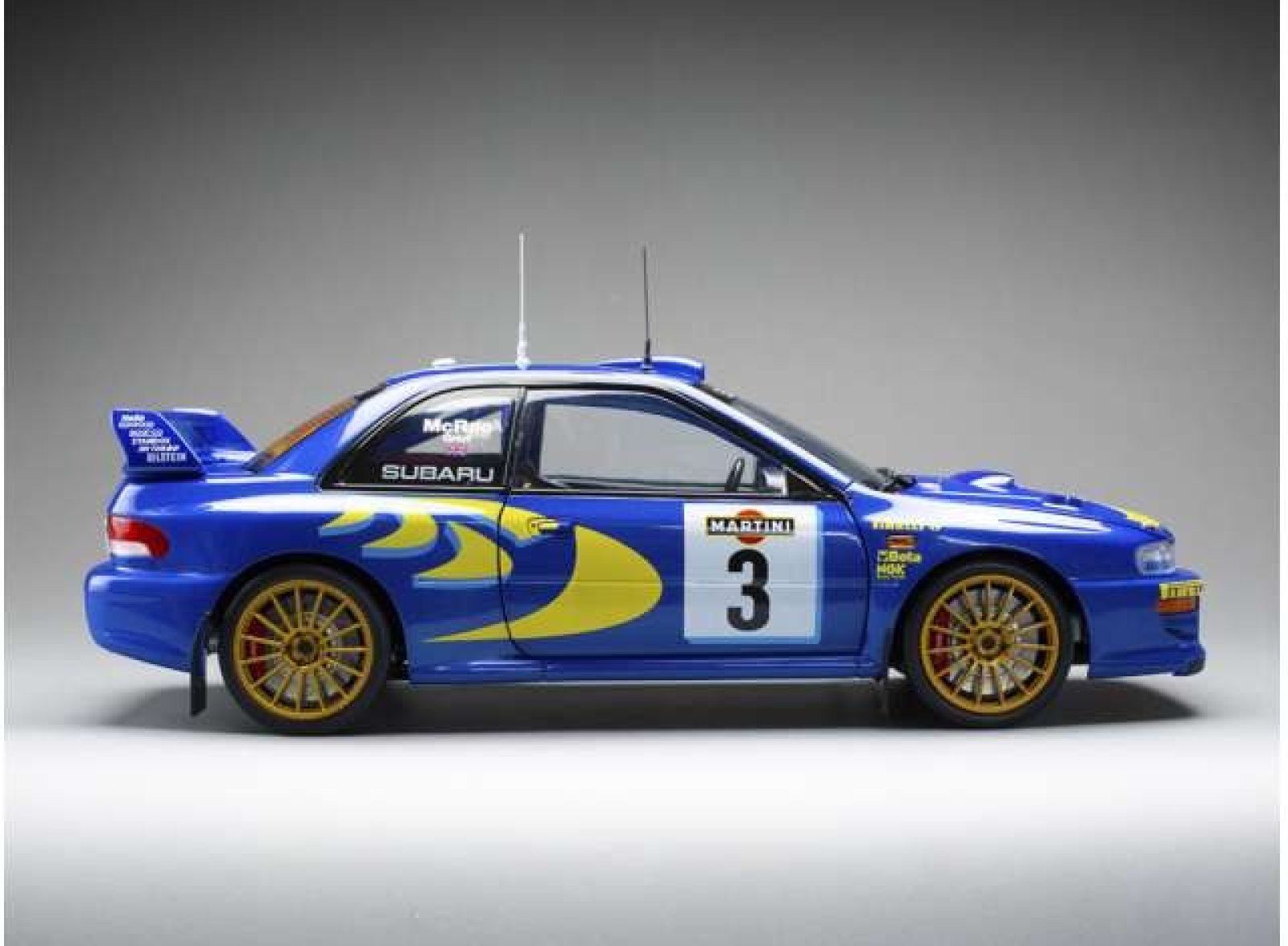 SUBARU - IMPREZA S5 WRC98 N 3 3rd RALLY SANREMO 1998 COLIN McRAE - NICKY...
