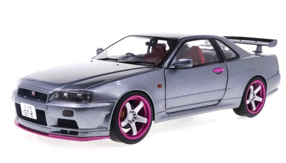 NISSAN - SKYLINE GT-R (BNR34) COUPE 1999 - GREY
