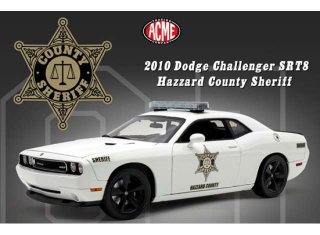 Dodge Challenger SRT 8 Hazzard County Sheriff 1/18 ACME Diecast