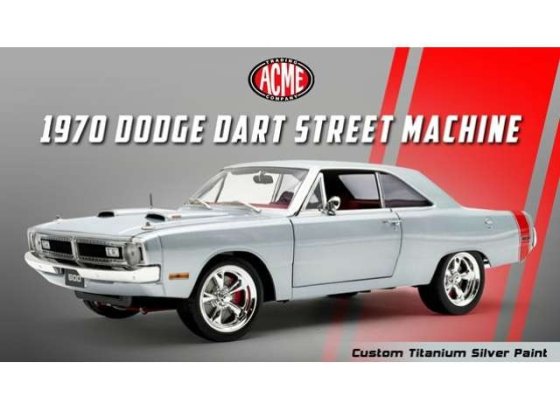  Dodge Dart 440 *Street Machine*, titanium silver 1970