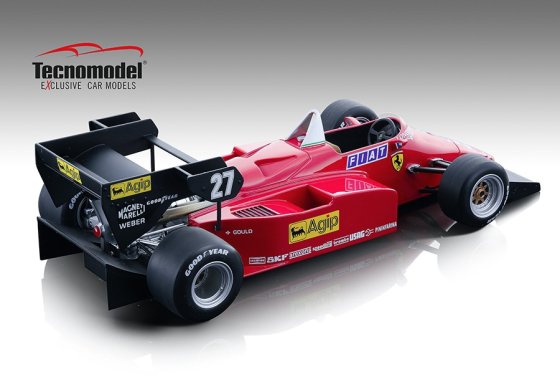 Ferrari 126C4-M2 #27 Michele Alboreto Grand Prix d'Europe 1984 1/12 Tecnomodel