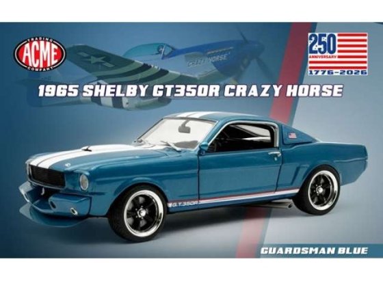 Shelby GT350R Crazy Horse USA 1965 1/18 ACME Diecast