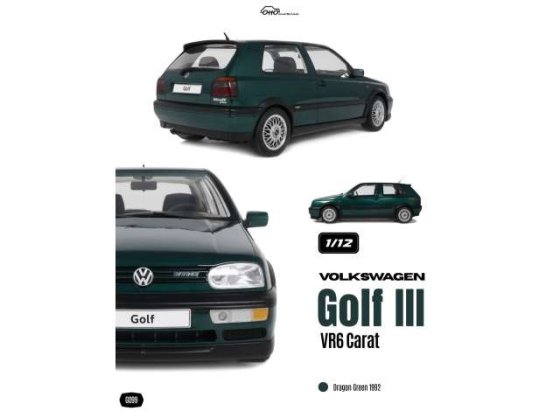 Volkswagen Golf III VR6 Carat, dragon green 1992