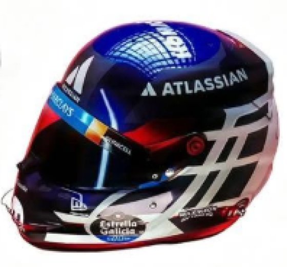 HELMET Atlassian Williams F1 Team - Carlos Sainz - GP Miami 2026