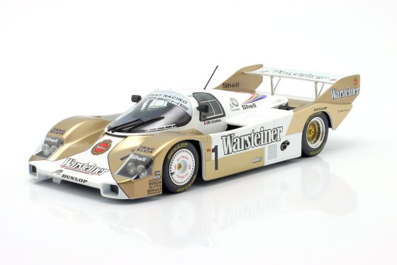  PORSCHE - 956B JAGERMEISTER TEAM BRUN MOTORSPORT N 1 NORISRING DRM CHAMPION 1984 STEFAN BELLOF - WHITE GOLD