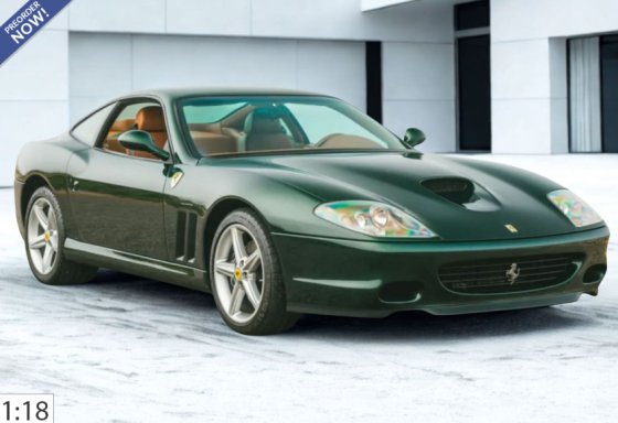 Ferrari 575M Maranello 2002 - made in italy Verde Zeltweg - interni cuoio