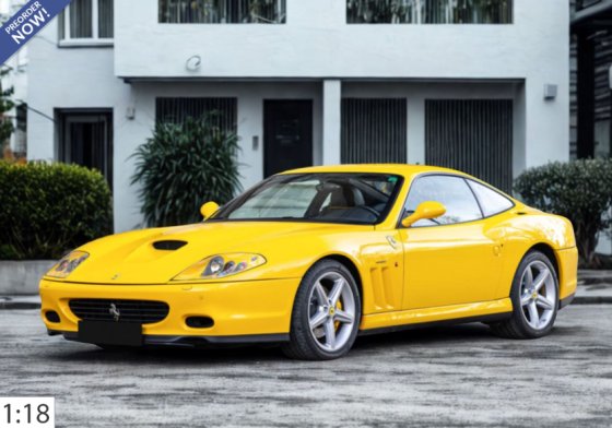 Ferrari 575M Maranello 2002 - made in italy Giallo Modena - interni neri