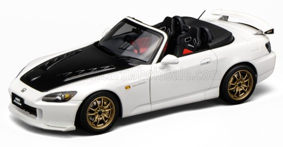 Honda S2000 Spider Hard-Top Mugen 2001 White Pearl Carbon 1/18 MotorHelix