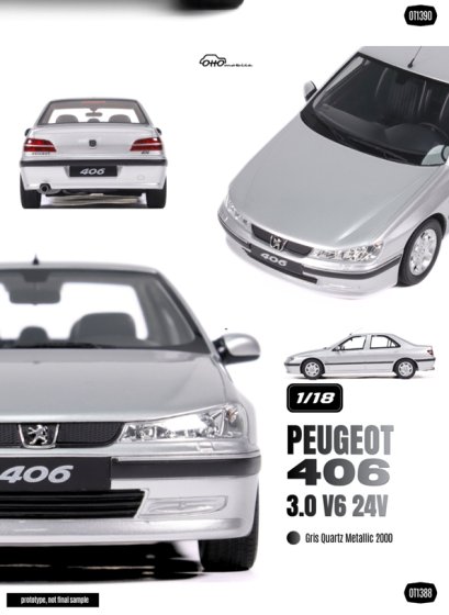 PEUGEOT 406 3.0 V6 24V GRIS QUARTZ METALLIC 2000
