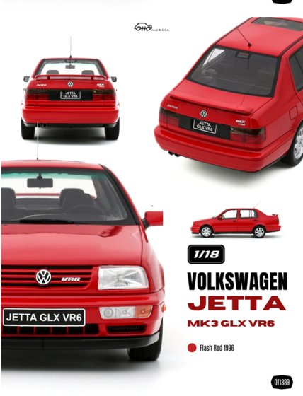 VOLKSWAGEN - JETTA MKIII GLX VR6 1996 - RED
