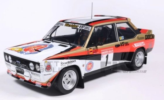 FIAT - 131 ABARTH TEAM VS FIAT WARSTEINER N 1 WINNER RALLY HUNSRUCK 1980 WALTER ROHRL - CHRISTIAN GEISTDORFER