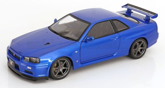 NISSAN - SKYLINE GT-R (R34) V-SPEC II 2001 - CERCHI OEM - OEM RIMS - BLUE MET