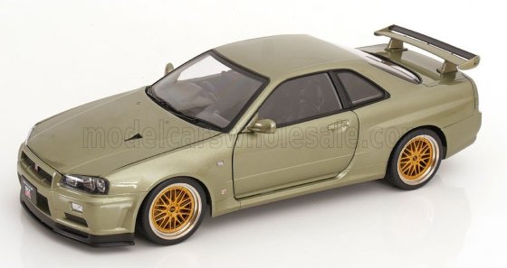 NISSAN - SKYLINE GT-R (R34) V-SPEC NUR 2001 - CERCHI BBS - BBS RIMS - GREEN MET