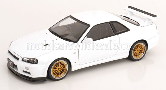 NISSAN - SKYLINE GT-R (R34) V-SPEC II 2001 - CERCHI BBS - BBS RIMS - WHITE