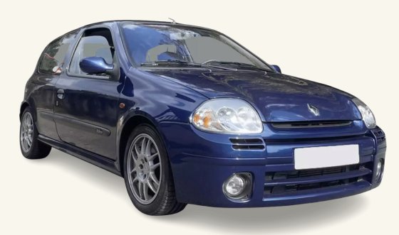 Renault Clio RS 2000 Abysse Blauw 1:18