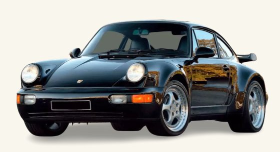 Porsche 911 Turbo 3.6 1994 Zwart 1:18