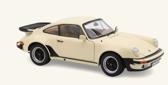 Porsche 911 Turbo 3.3 1980 Chiffon White 1:18