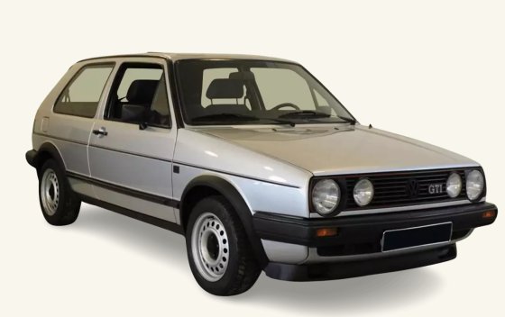 VW Golf GTI 1989 Diamond Silver 1:18