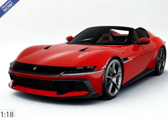 Ferrari 12Cilindri Spider Rosso Fuoco