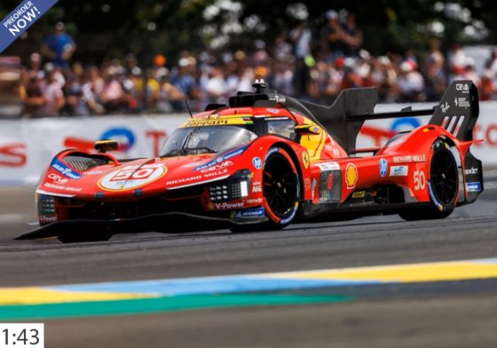 Ferrari 499P car n. 50 - 24h Le Mans 2026 piloti Fuoco Nielsen Molina