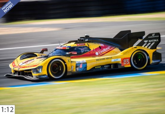 Ferrari 499P car n 83 - 24h Le Mans 2026 piloti Kubica - Ye - Hanson