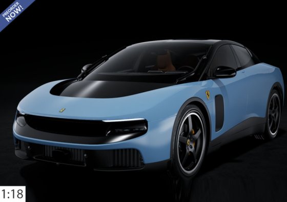 Ferrari Luce Tetto Panoramico Azzurro la Plata