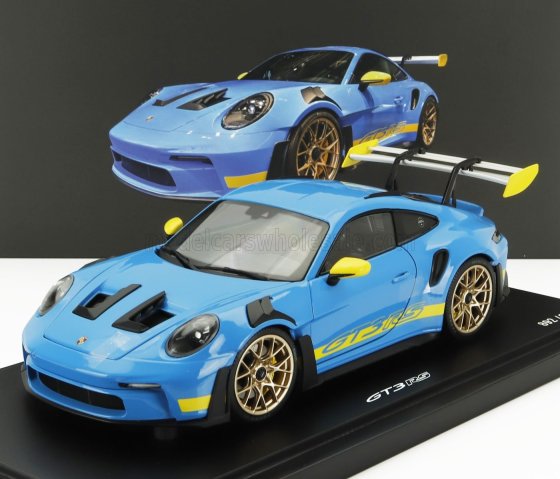 PORSCHE - 911 992 GT3 RS COUPE 2023 - LIGHT BLUE YELLOW