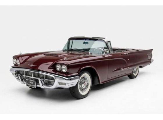 Ford Thunderbird Open Convertible, royal burgundy poly 1960