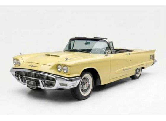 Ford Thunderbird Open Convertible, yosemite yellow 1960